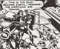 Welles warns Earth. Click for larger image.
