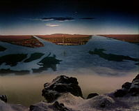 Martian city, George Pal, War Of The Worlds.